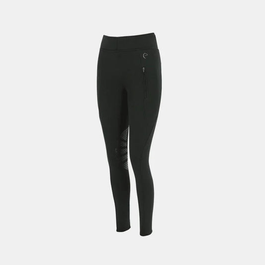 EQUITHEME - Legging d'équitation Softshell Dolomyt Noir