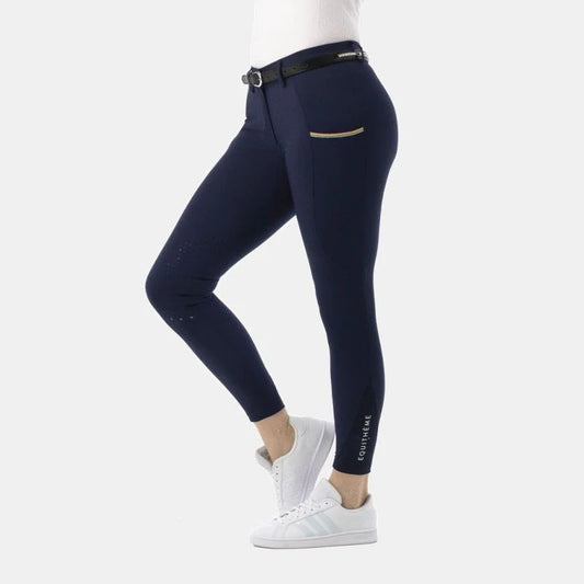 EQUITHEME - Pantalon d'équitation Femme Lainbow Marine