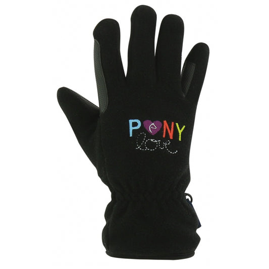 EQUI-KIDS - Gants Pony Love Noir