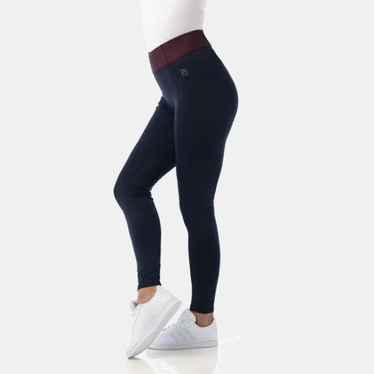 EQUITHEME - Legging d'équitation Enfant Pull-On Tea Bleu