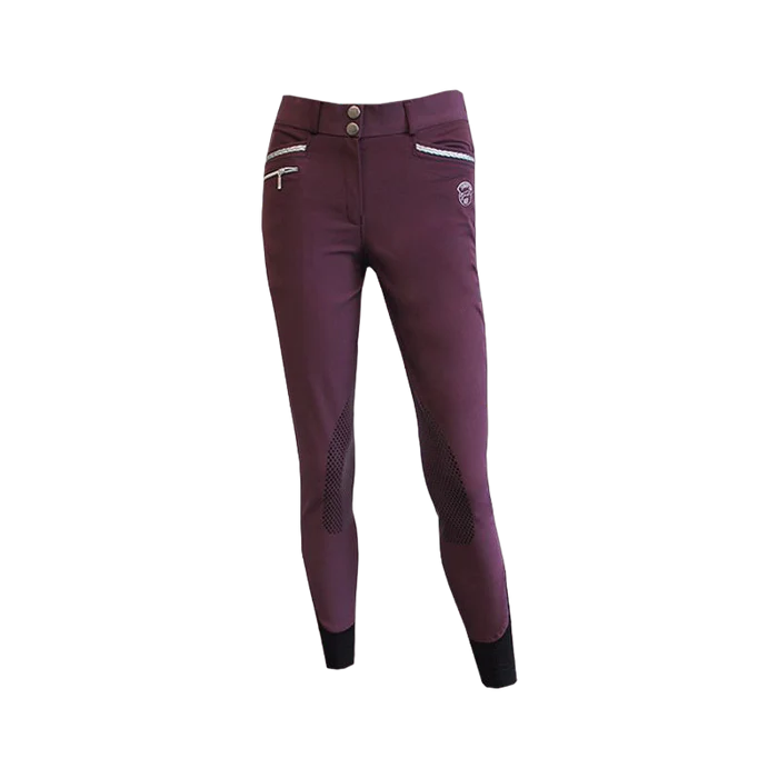 JUMP'IN - Pantalon d'équitation Fille Marie Prune