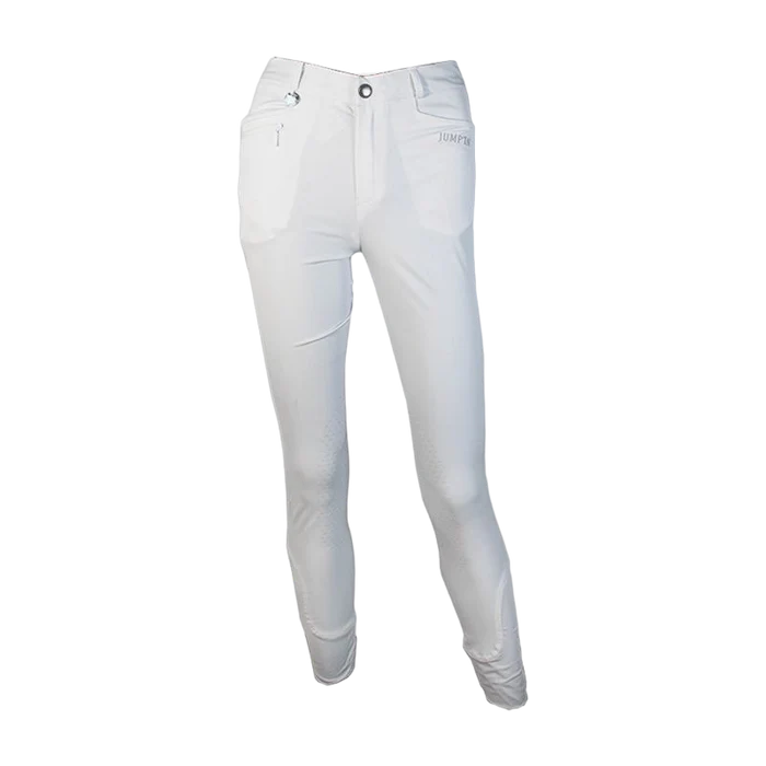 JUMP'IN - Pantalon d'équitation Enfant Unisexe Sacha Blanc