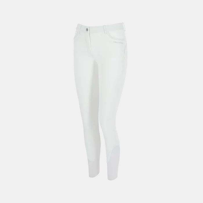 EQUITHEME - Pantalon d'équitation Fille Tina Blanc